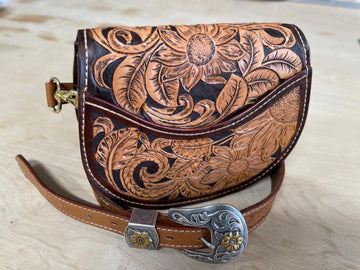 Woman’s Western purse - Sunflower crossbody purse