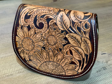 Woman’s Western purse - Sunflower crossbody purse